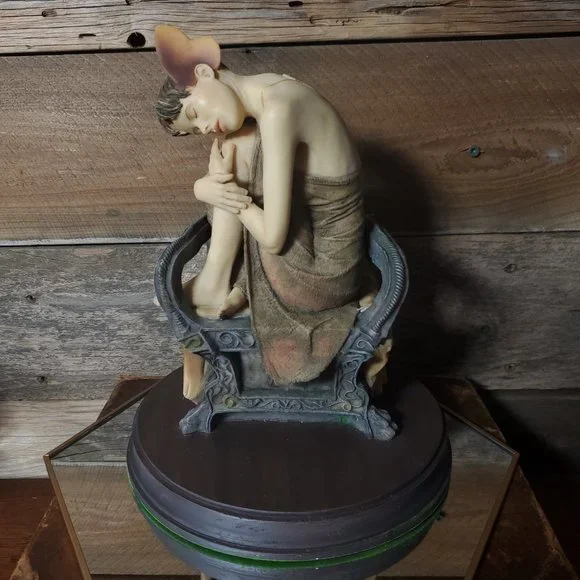 LAST ONE!Fall Elf Fairy Figurine - Fllambro Four Seasons - by MICHAEL TALBOT